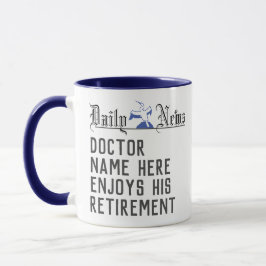Taza Regalo de jubilación para un café Médico