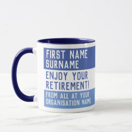 Taza Regalo de jubilación personalizado