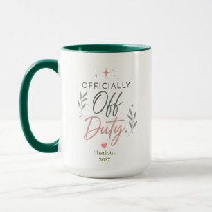 Taza Regalo de Jubilación Personalizado Oficialmente Fu