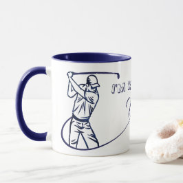 Taza Regalo de jubilación personalizado para un golfist