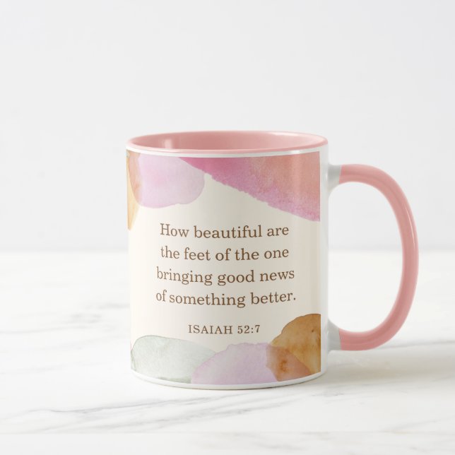 Taza Regalo de JW Pioneer, Isaiah 52:7 | JW (Derecha)