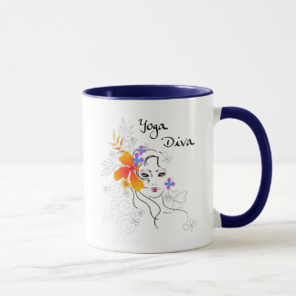 Taza Regalo de la diva de la yoga