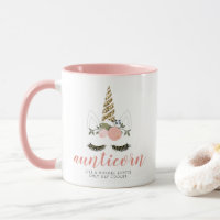 Regalo de la tía Aunticorn de Rubor y Oro Unicorni