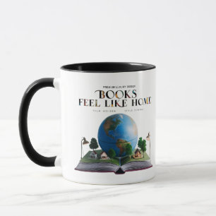 Taza Regalo de lectura con estética de dos tonos para b