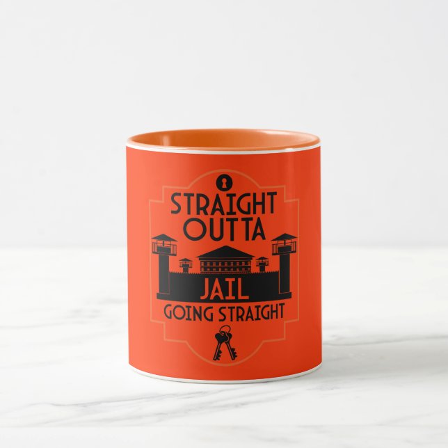Taza Regalo De Liberación De Prisiones Fuera De La Cárc (Centro)