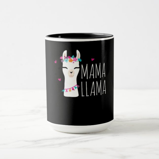 Taza Regalo de Llama| Mamá Llama (Centro)