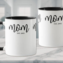 Taza Regalo de Mamá Establecida Nueva Mamá