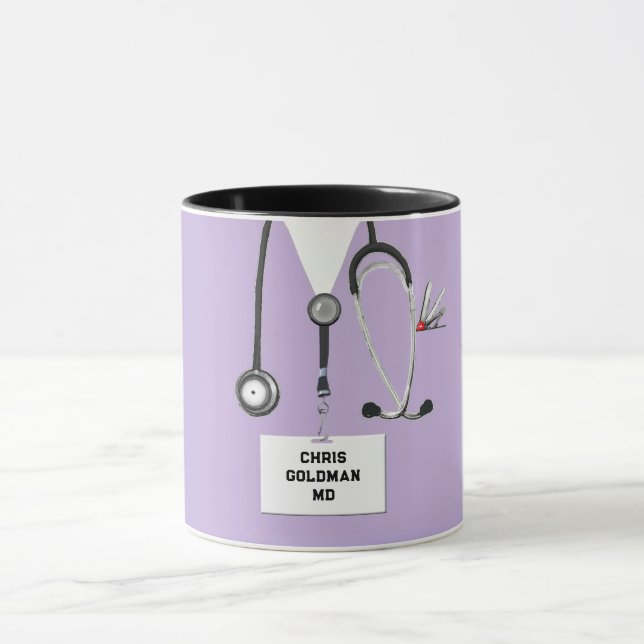 Taza Regalo de Médica creativo (Centro)