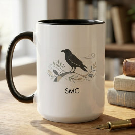 Taza Regalo de monograma para amante de la naturaleza d