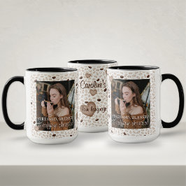 Taza Regalo de Navidad con nombre y foto para amantes d