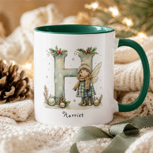 Taza Regalo de Navidad de Hada Bonita Personalizado
