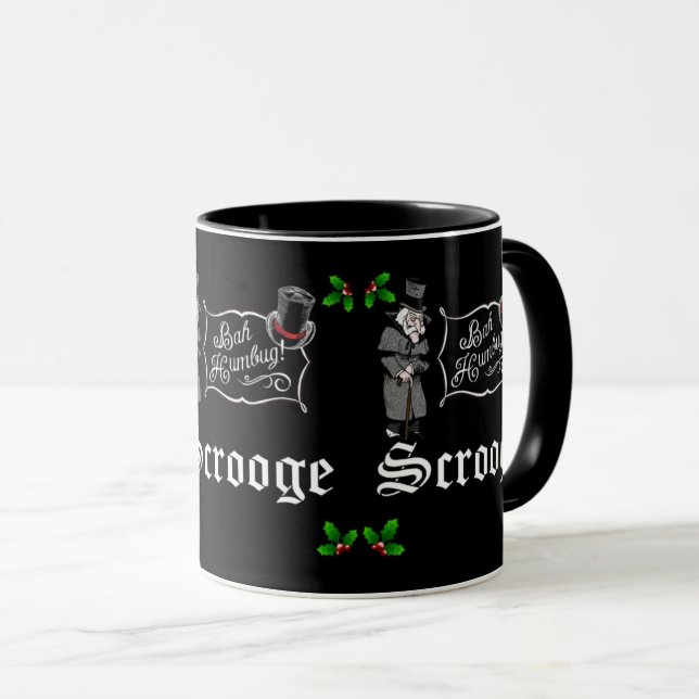 Taza Regalo de Navidad de SCROOGE (Anverso derecho)