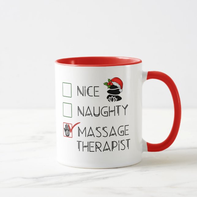 Taza Regalo de Navidades de masaje (Derecha)