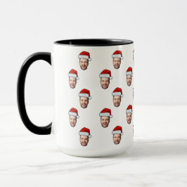 Taza Regalo de Navidades de personalizado Face Photo Sa