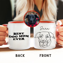 Taza Regalo de Navidades personalizados de perro de Lab