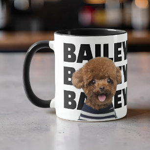 Taza Regalo de nombre de perro personalizado para amant