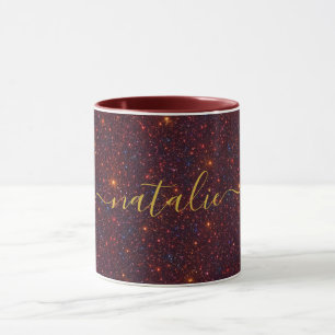 Taza Regalo de nombre personalizado con escritura elega