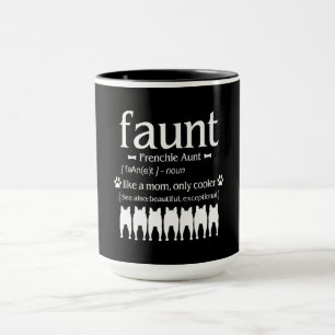 Taza Regalo de perro   Tía Frenchie - Como sólo la mamá