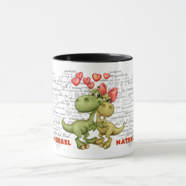 Taza Regalo de Personalizable El día de San Valentín di