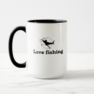 Taza regalo de pesca, pescado, pesca 