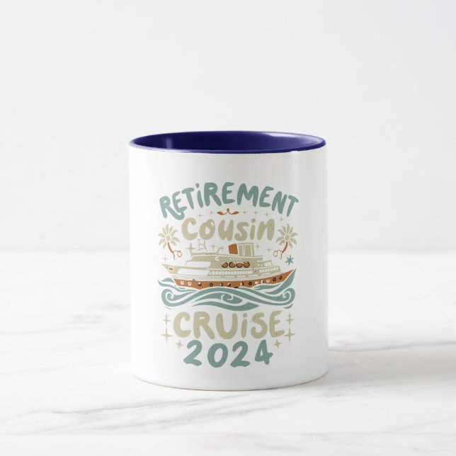 Taza Regalo de Primos Jubilados 2024 (Centro)
