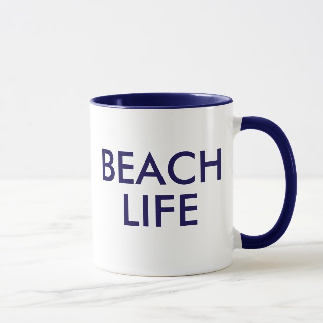 Taza Regalo de protección de la vida en la playa (Derecha)