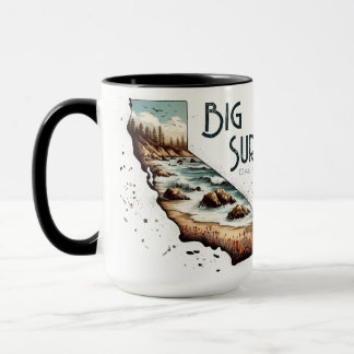 Taza Regalo de recuerdo de Big Sur California