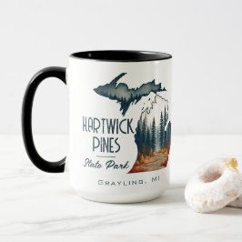 Taza Regalo de recuerdo del parque estatal Hartwick Pin