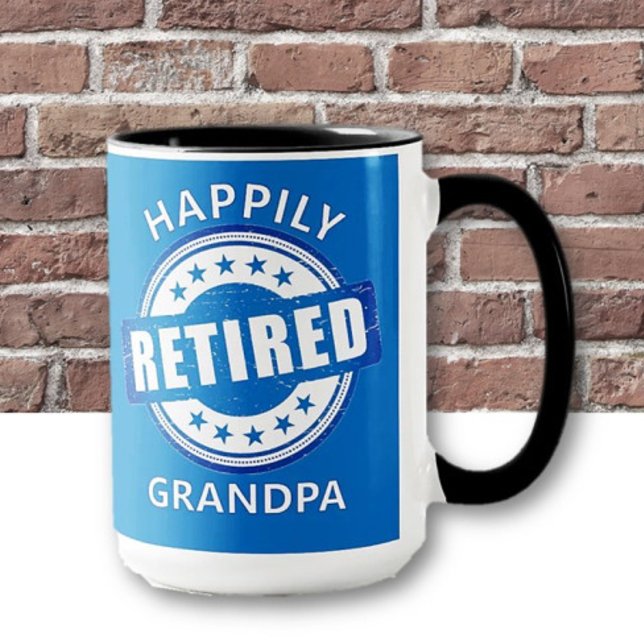 Taza ¡Regalo de retiro! Mug de regalo del abuelo retira (Subido por el creador)