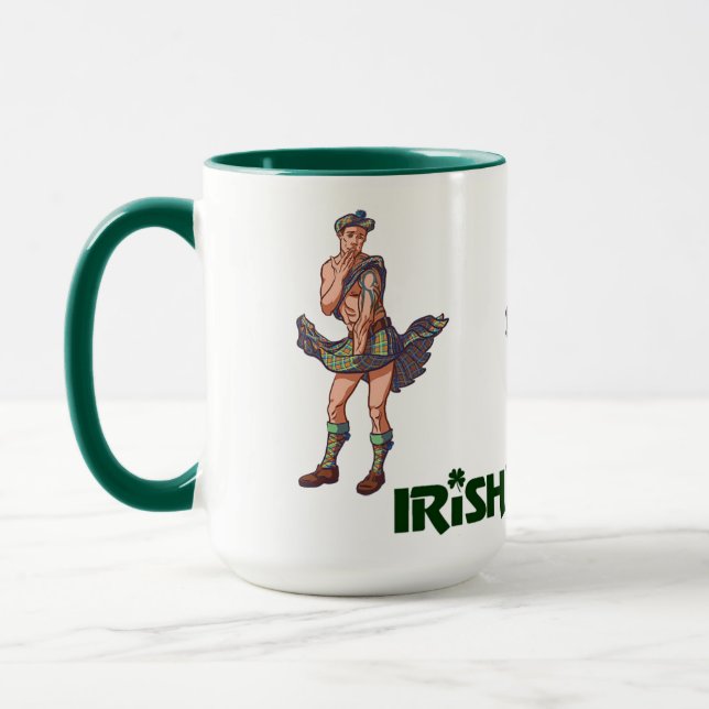 Taza Regalo de Risque Kilt para el café irlandés (Izquierda)