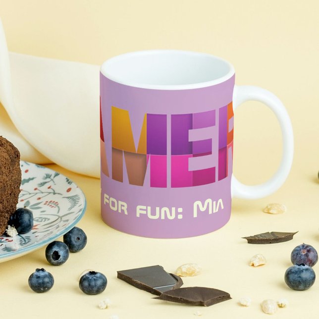 Taza Regalo de San Valentín de cumpleaños personalizado (Personalized Birthday Valentines Gift for Gamers)