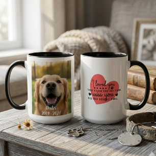 Taza Regalo de simpatía memorial para mascotas Querida 