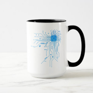 Taza Regalo de tecnología de diseño de circuitos PCB de