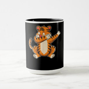 Taza Regalo de tigre  El tigre de Dab Dabbing