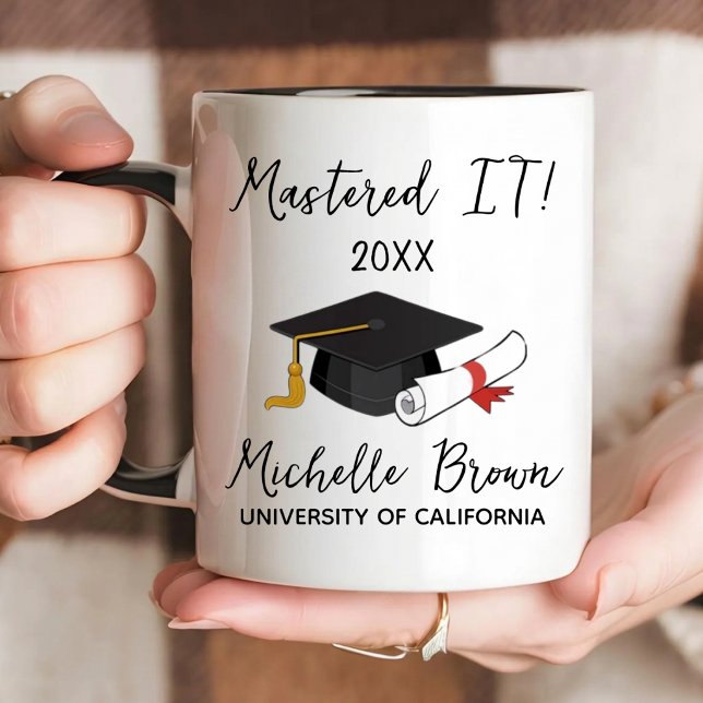Taza Regalo de título de máster personalizado MBA (Subido por el creador)