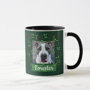 Taza Regalo de vacaciones con foto de mascota