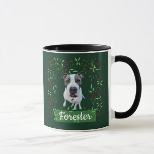 Taza Regalo de vacaciones con foto de mascota