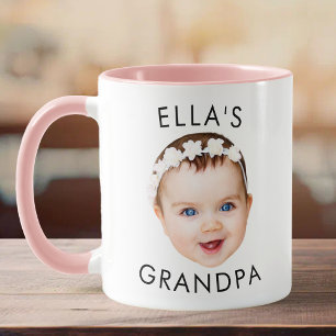 Taza Regalo del abuelo Mug, taquilla de fotos para bebé