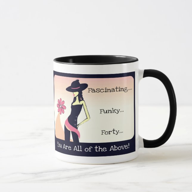 Taza Regalo del cumpleaños enrrollado barato de la diva (Derecha)