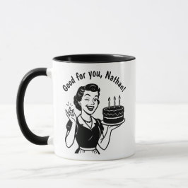Taza Regalo del cumpleaños retro