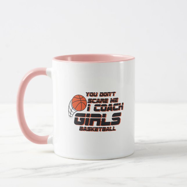 Taza Regalo del deporte del baloncesto de los chicas (Izquierda)