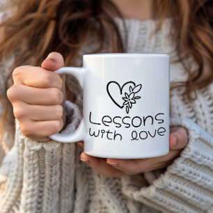 Taza Regalo del Día de San Valentín para maestro gracia