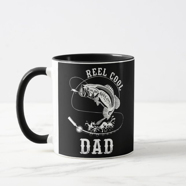 Taza Regalo del Día del Padre de Reel Guay Dad  (Izquierda)