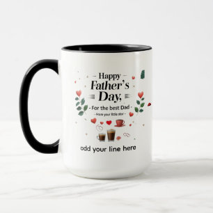 Taza Regalo del Día del Padre para el mejor papá - Cora