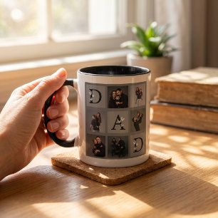 Taza Regalo del Día del Padre para Papá Negro