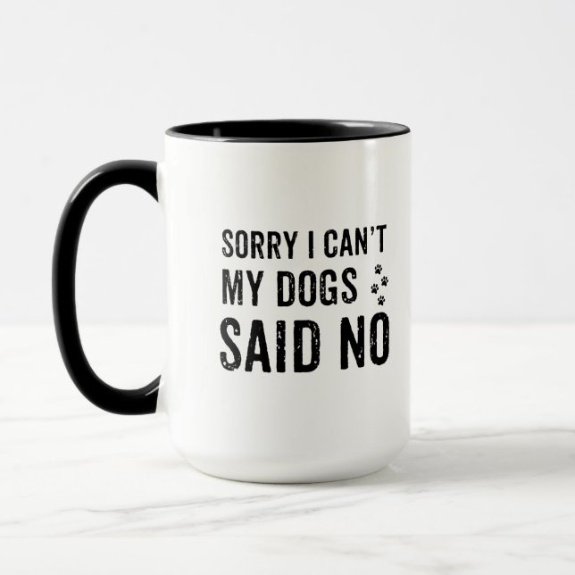 Taza Regalo del dueño del perro, amante del perro, prop (Izquierda)