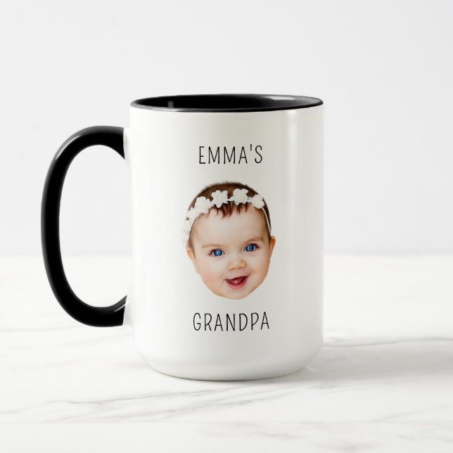 Taza Regalo del Personalizado Face Face, foto infantil  (Izquierda)