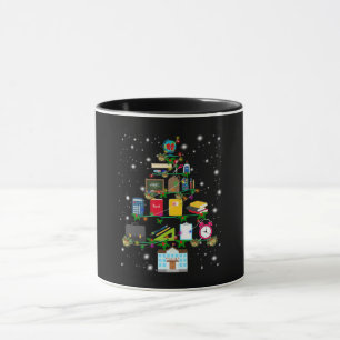 Taza Regalo del profesor   Árbol de Navidad relacionado