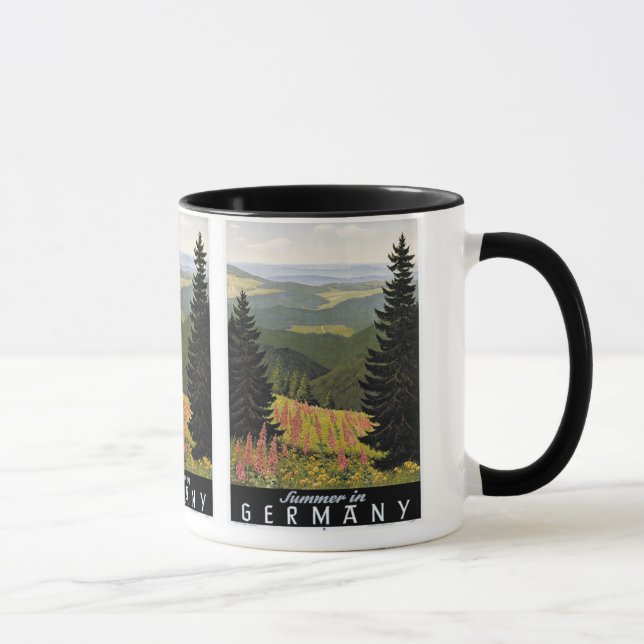 Taza Regalo del viaje del paisaje del verano de (Derecha)