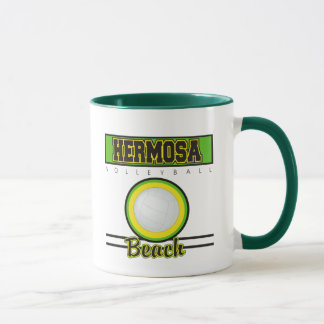 Taza Regalo del voleibol de playa de Hermosa